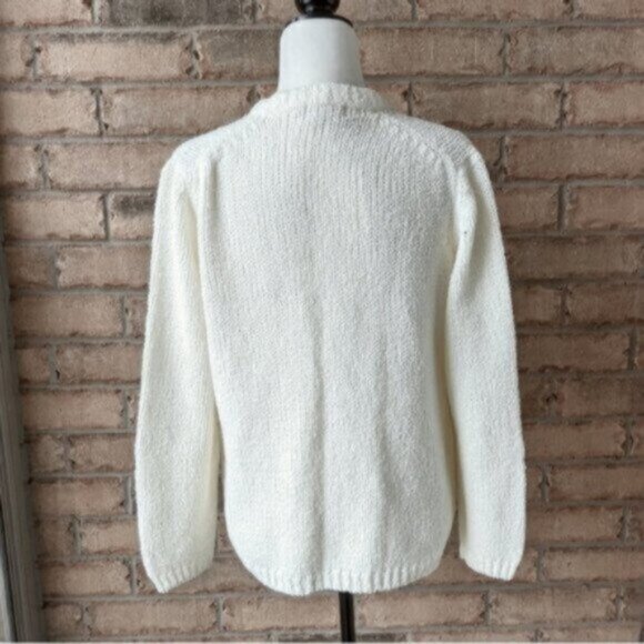 Vintage Eaton knit cardigan grandpa sweater - Picture 3 of 5